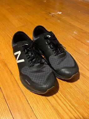 New Balance all terrain Men's Black and Grey Athletic trail Running Shoes